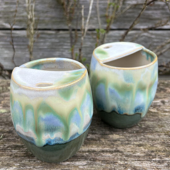 Blue shades mug