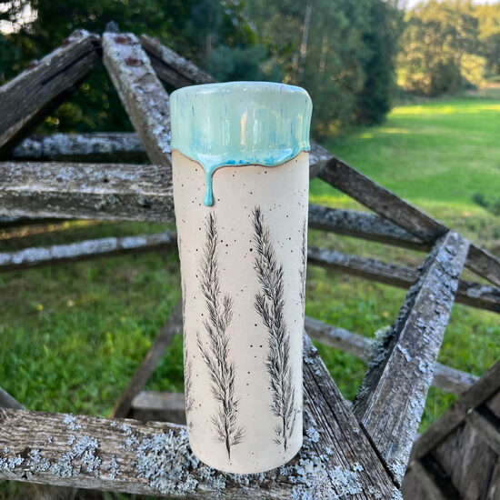 Vase Pampas Grass