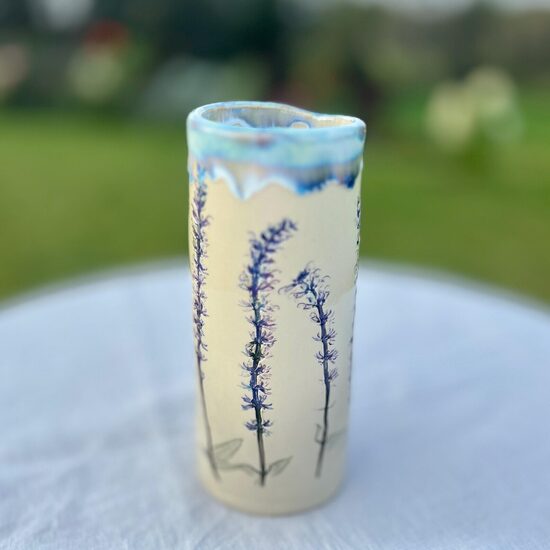 Handmade Vase Sage