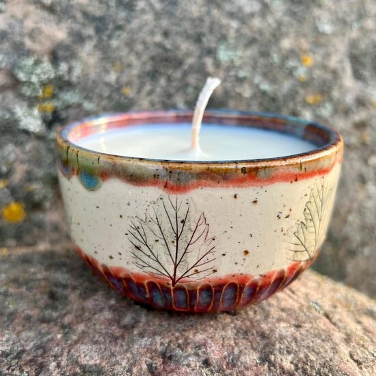 Handmade Soy Candle in Ceramic Pot