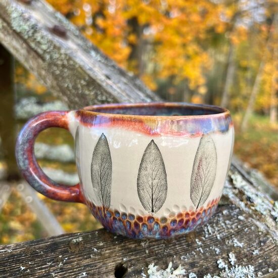 Coffee Mug in Autumn Colors