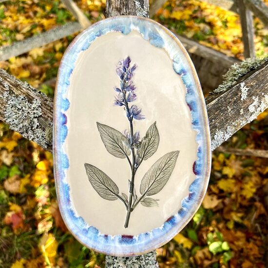 Serving Platter Sage