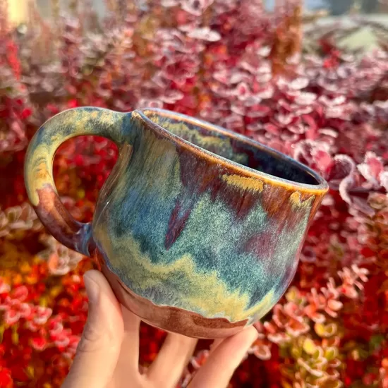 Large Colorful Mug