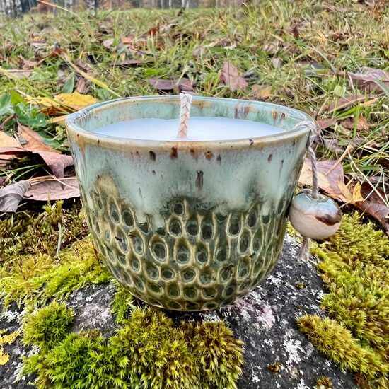 Small Ceramic candle pot