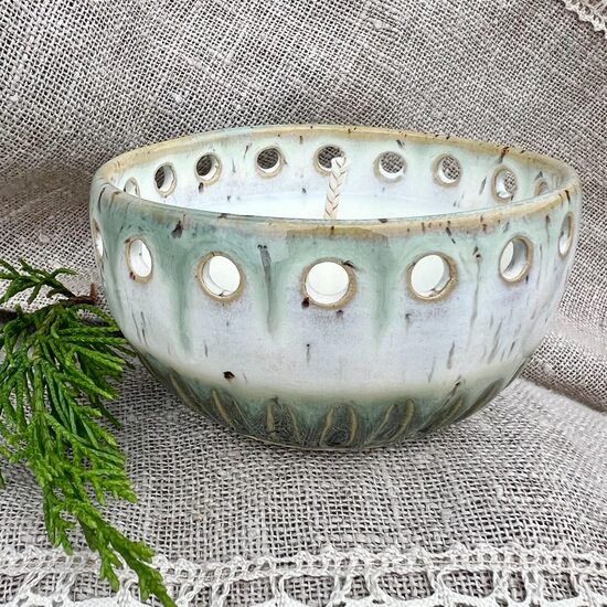  Hand Poured Soy Candle in Ceramic Jar